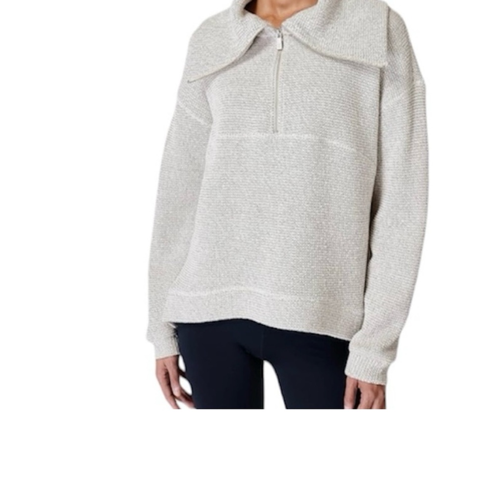 Sweaty Betty Cream Knit Sweater